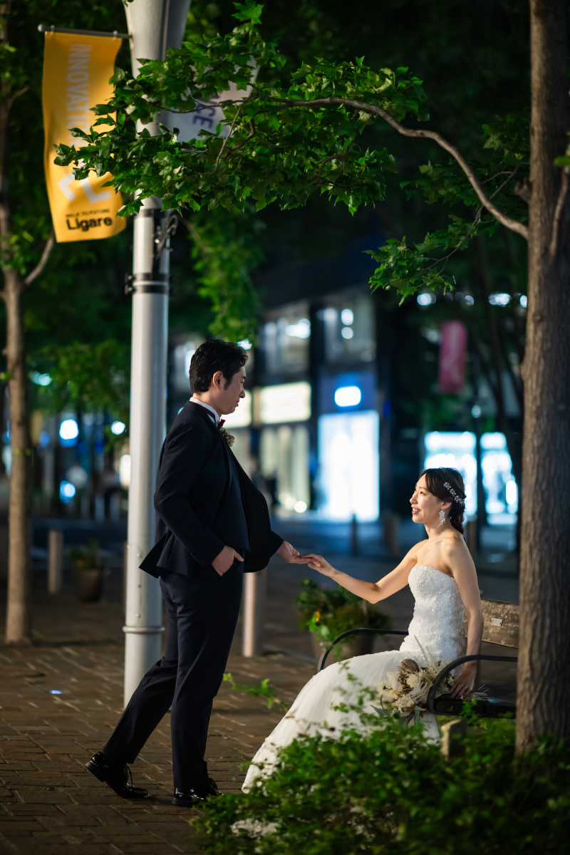 撮影中の一コマ