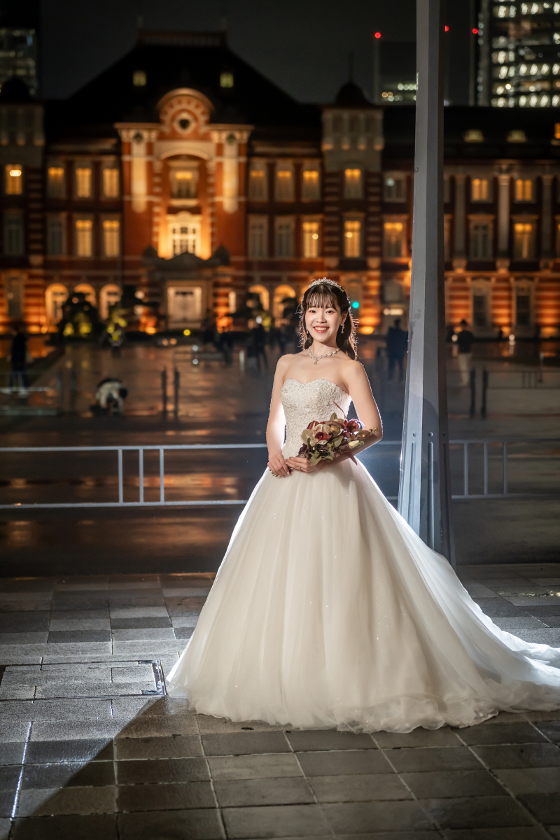 背筋を伸ばして立つ安定感