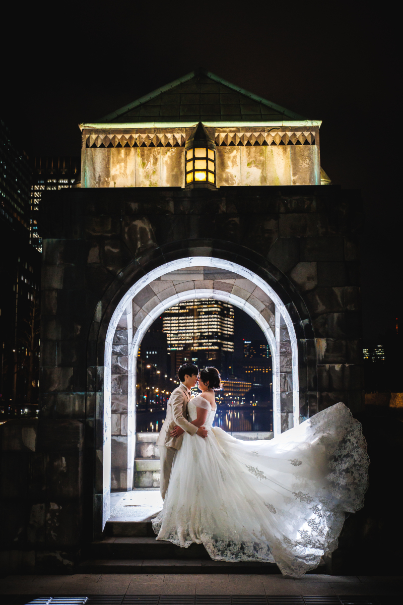 ガゼボが演出。二人だけの世界♡