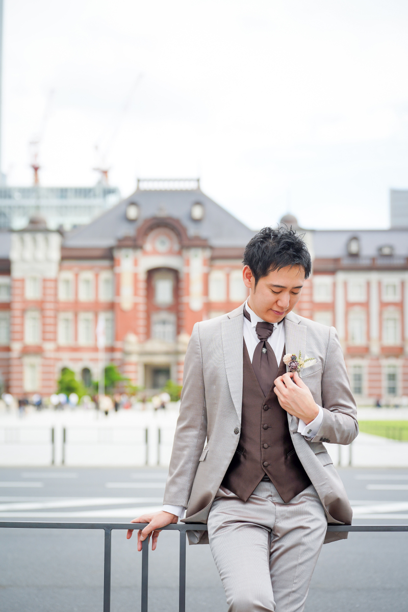 ご新郎様ソロショット