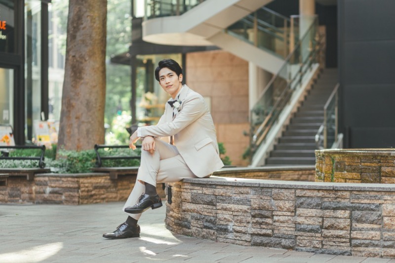 新郎ソロショット