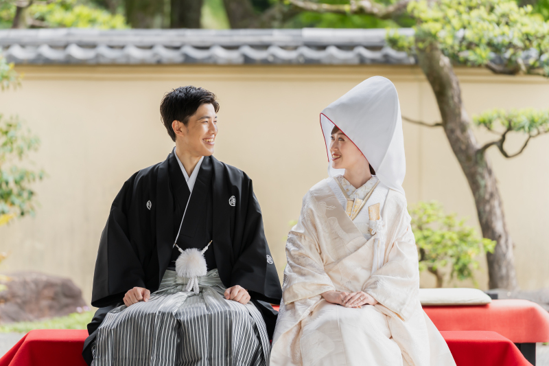 PHOTO WEDDING STYLE_庭園で撮影できる