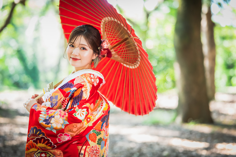 ご用意している「色打掛」は全てのお衣装が無料で♪