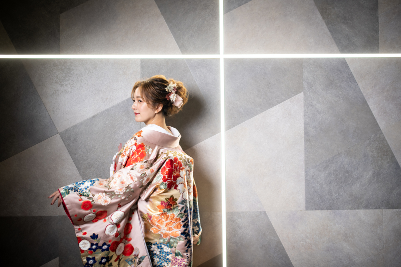 色打掛、白無垢も料金UPはありません。