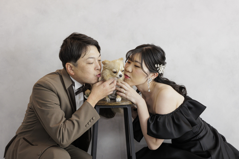 ご家族の一員!ペットと一緒に思い出を残しましょう。