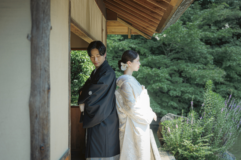 PHOTO WEDDING STYLE_庭園で撮影できる