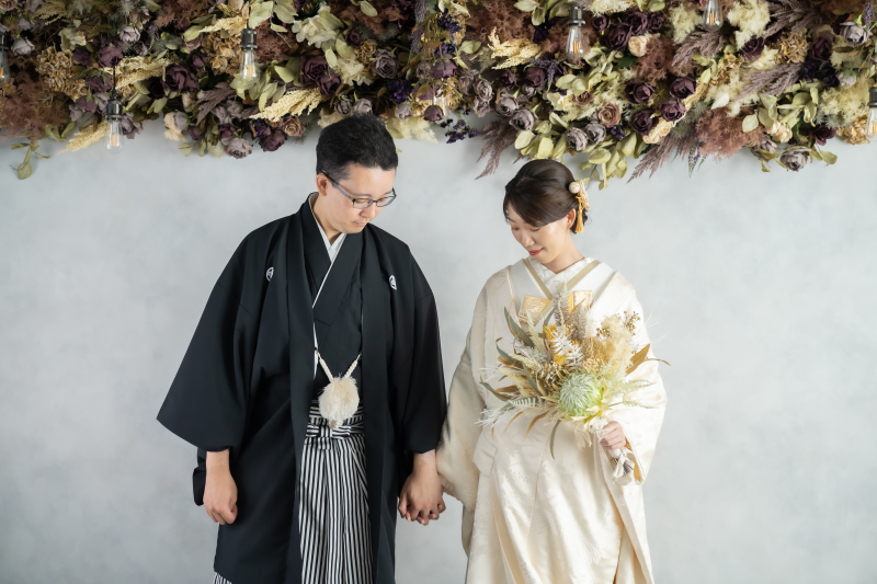 セルフで自由に撮影!ドレス着放題&和装も撮影可能!