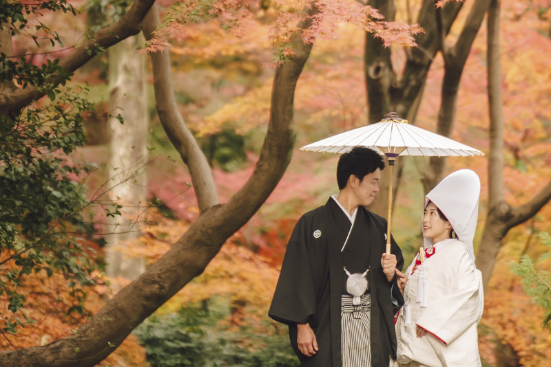 PHOTO WEDDING STYLE_庭園で撮影できる