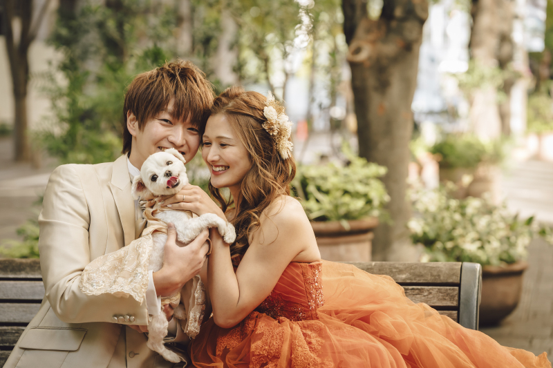 PHOTO WEDDING STYLE_ペットと一緒に撮影できる