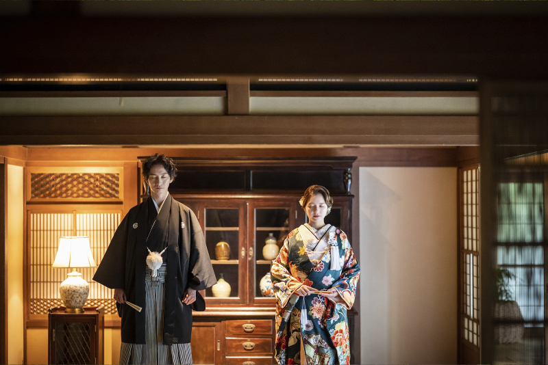 PHOTO WEDDING STYLE_庭園で撮影できる