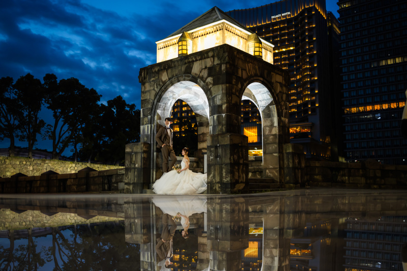 PHOTO WEDDING STYLE_夜景で撮影できる