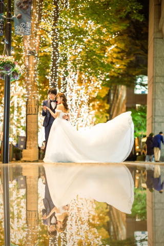 PHOTO WEDDING STYLE_丸の内イルミネーションは毎年11月〜2月まで丸の内仲通りで