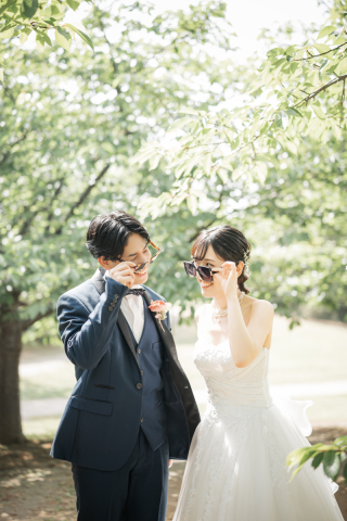 PHOTO WEDDING STYLE_森ロケプラン（代々木公園・葛西臨海・水元公園で自然を感じる撮影）