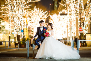 PHOTO WEDDING STYLE_丸の内イルミネーションは毎年11月〜2月まで丸の内仲通りで