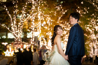 PHOTO WEDDING STYLE_丸の内イルミネーションは毎年11月〜2月まで丸の内仲通りで
