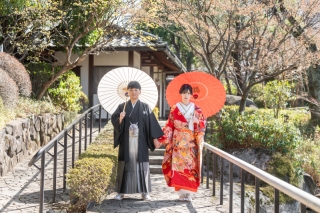 PHOTO WEDDING STYLE_庭園・邸宅・神社仏閣ロケ（四季の彩りや伝統を感じる和装撮影）