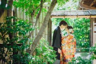 PHOTO WEDDING STYLE_庭園・邸宅・神社仏閣ロケ（四季の彩りや伝統を感じる和装撮影）