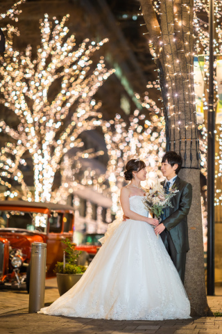PHOTO WEDDING STYLE_丸の内イルミネーションは毎年11月〜2月まで丸の内仲通りで