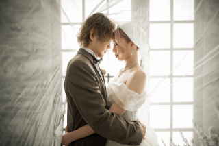 PHOTO WEDDING STYLE_洋装スタジオ（天候に左右されず和室やアンティークな空間で撮影を）