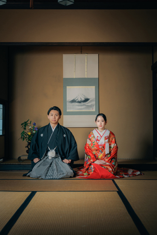 PHOTO WEDDING STYLE_庭園・邸宅・神社仏閣ロケ（四季の彩りや伝統を感じる和装撮影）