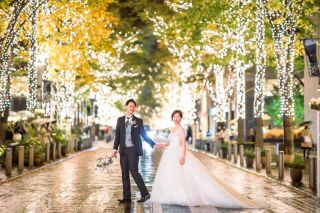 PHOTO WEDDING STYLE_丸の内イルミネーションは毎年11月〜2月まで丸の内仲通りで