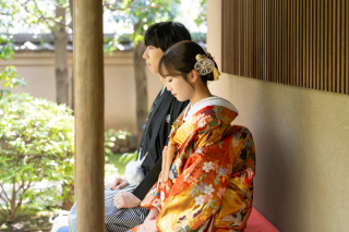 PHOTO WEDDING STYLE_庭園・邸宅・神社仏閣ロケ（四季の彩りや伝統を感じる和装撮影）