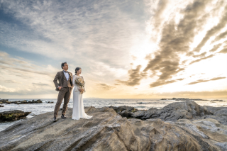 PHOTO WEDDING STYLE_海ロケプラン（お台場・葛西・城ヶ島の海と空を背景に撮影）
