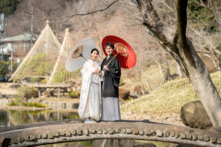 PHOTO WEDDING STYLE_庭園・邸宅・神社仏閣ロケ（四季の彩りや伝統を感じる和装撮影）