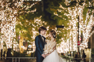 PHOTO WEDDING STYLE_丸の内イルミネーションは毎年11月〜2月まで丸の内仲通りで