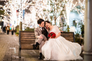 PHOTO WEDDING STYLE_丸の内イルミネーションは毎年11月〜2月まで丸の内仲通りで