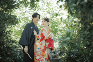 PHOTO WEDDING STYLE_庭園・邸宅・神社仏閣ロケ（四季の彩りや伝統を感じる和装撮影）