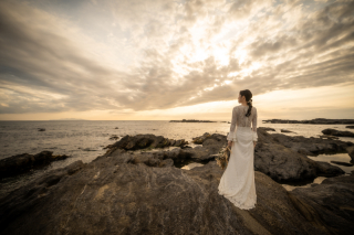 PHOTO WEDDING STYLE_海ロケプラン（お台場・葛西・城ヶ島の海と空を背景に撮影）