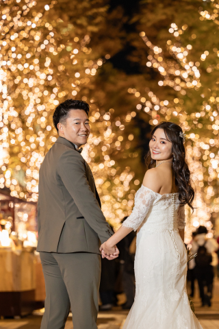 PHOTO WEDDING STYLE_丸の内イルミネーションは毎年11月〜2月まで丸の内仲通りで