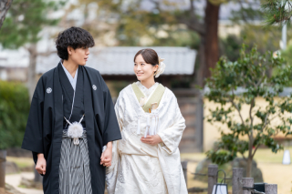 PHOTO WEDDING STYLE_庭園・邸宅・神社仏閣ロケ（四季の彩りや伝統を感じる和装撮影）