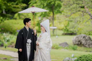 PHOTO WEDDING STYLE_庭園・邸宅・神社仏閣ロケ（四季の彩りや伝統を感じる和装撮影）