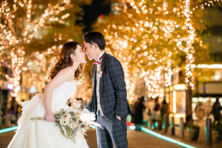 PHOTO WEDDING STYLE_丸の内イルミネーションは毎年11月〜2月まで丸の内仲通りで