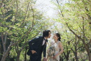 PHOTO WEDDING STYLE_森ロケプラン（代々木公園・葛西臨海・水元公園で自然を感じる撮影）