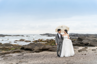 PHOTO WEDDING STYLE_海ロケプラン（お台場・葛西・城ヶ島の海と空を背景に撮影）