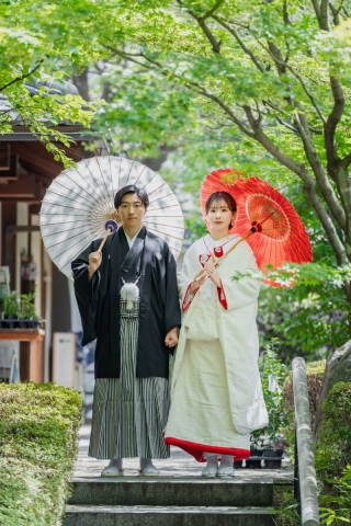 PHOTO WEDDING STYLE_庭園・邸宅・神社仏閣ロケ（四季の彩りや伝統を感じる和装撮影）