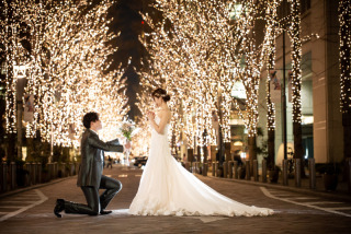 PHOTO WEDDING STYLE_丸の内イルミネーションは毎年11月〜2月まで丸の内仲通りで