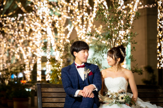 PHOTO WEDDING STYLE_丸の内イルミネーションは毎年11月〜2月まで丸の内仲通りで