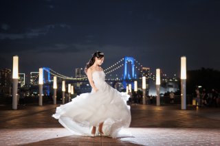 PHOTO WEDDING STYLE_海ロケプラン（お台場・葛西・若洲で海と空を背景に撮影）