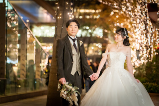 PHOTO WEDDING STYLE_丸の内イルミネーションは毎年11月〜2月まで丸の内仲通りで