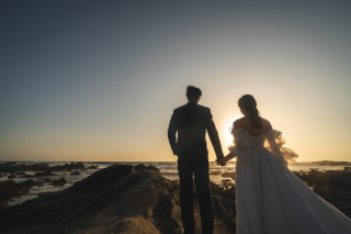 PHOTO WEDDING STYLE_海ロケプラン（お台場・葛西・城ヶ島の海と空を背景に撮影）