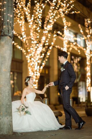 PHOTO WEDDING STYLE_丸の内イルミネーションは毎年11月〜2月まで丸の内仲通りで