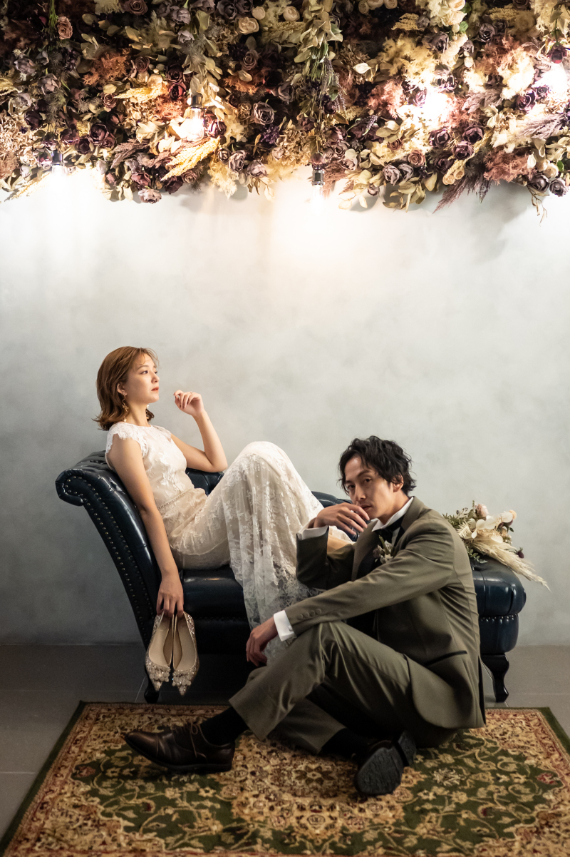 年内撮影限定!30,000円アルバム付き☆【フレンチ会食+洋装スタジオ撮影!】◎特別価格109,800円※追加料金なし!