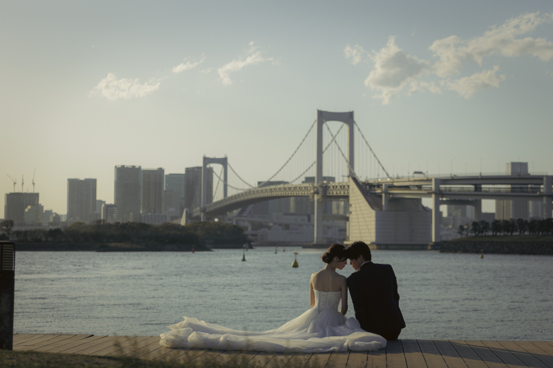 年内撮影限定!スタジオ撮影+アルバム付き☆【洋装・海ロケーション撮影/お台場など】◎134,800円→79,800円