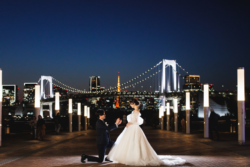 年内撮影限定!スタジオ撮影+アルバム付き☆【洋装・海ロケーション撮影/お台場など】◎134,800円→79,800円