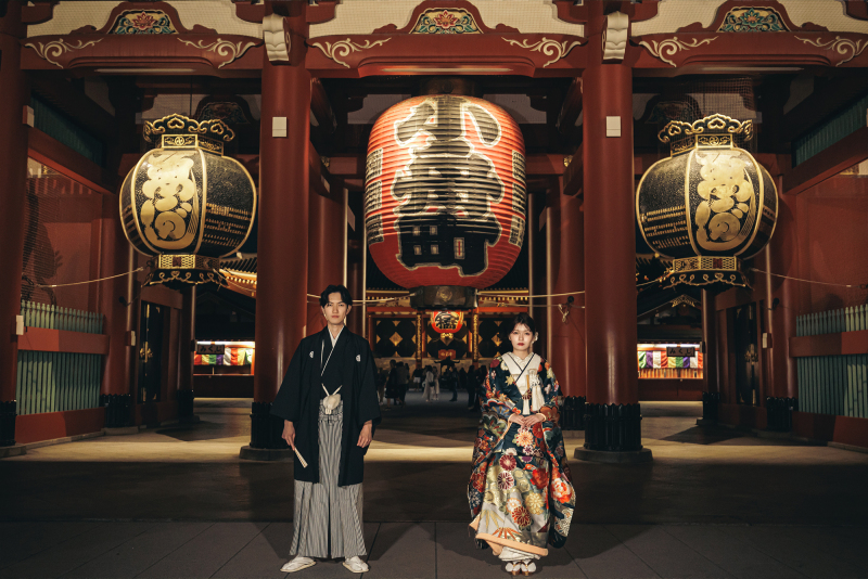 年内撮影限定!スタジオ撮影+アルバム付き☆【和装or洋装・夕方〜夜・浅草ロケーション撮影!】◎164800円→104800円