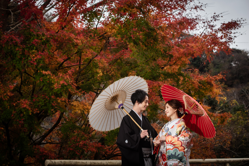 【返金保証付】12月末まで!スタジオ撮影+アルバム付き☆【和装庭園ロケ&洋装・夜・1ロケ撮影】◎319600円→169800円